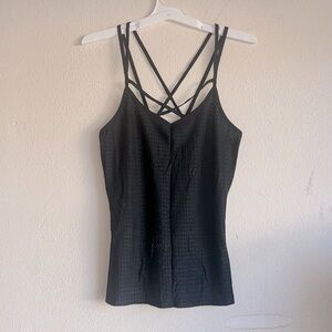 Black camisole with fun straps